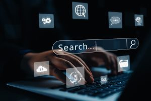 Search engine marketing illustration showcasing SEM strategies