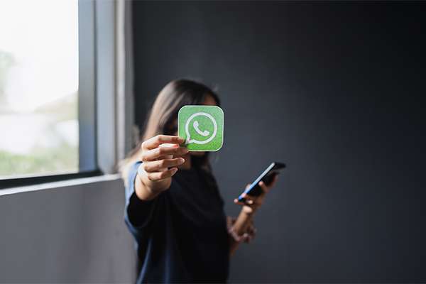 Powerful WhatsApp marketing software illustration for customer engagement